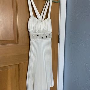 Fancy and Flowy White Dress